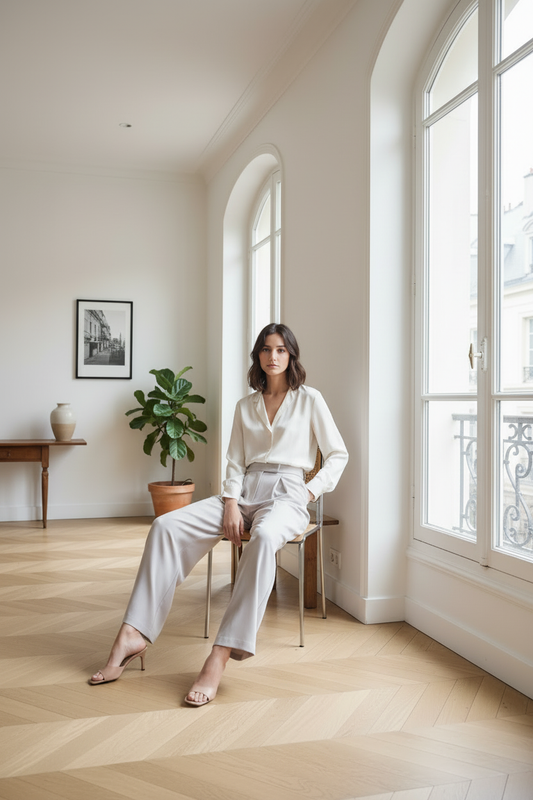 Pantalon Noa - pose assise