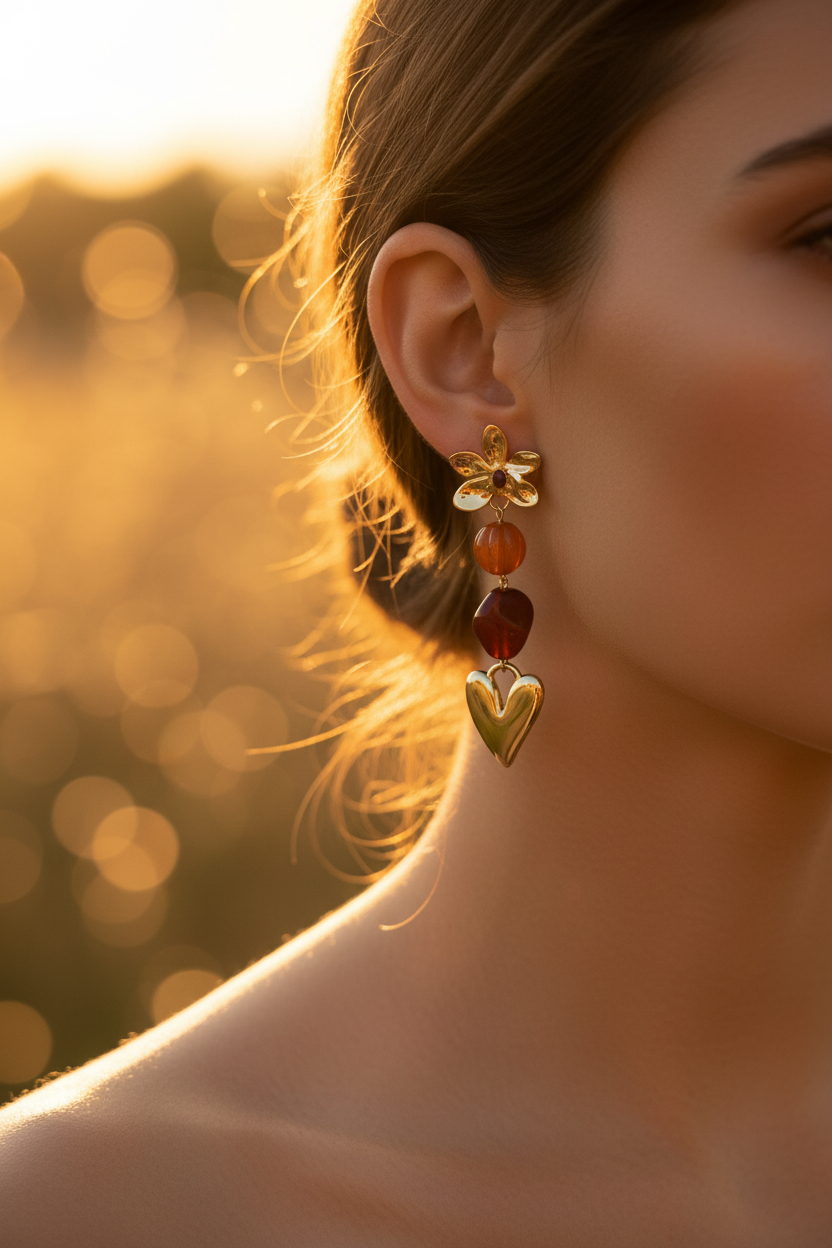Boucles d'oreilles – Variante 1 corrigée