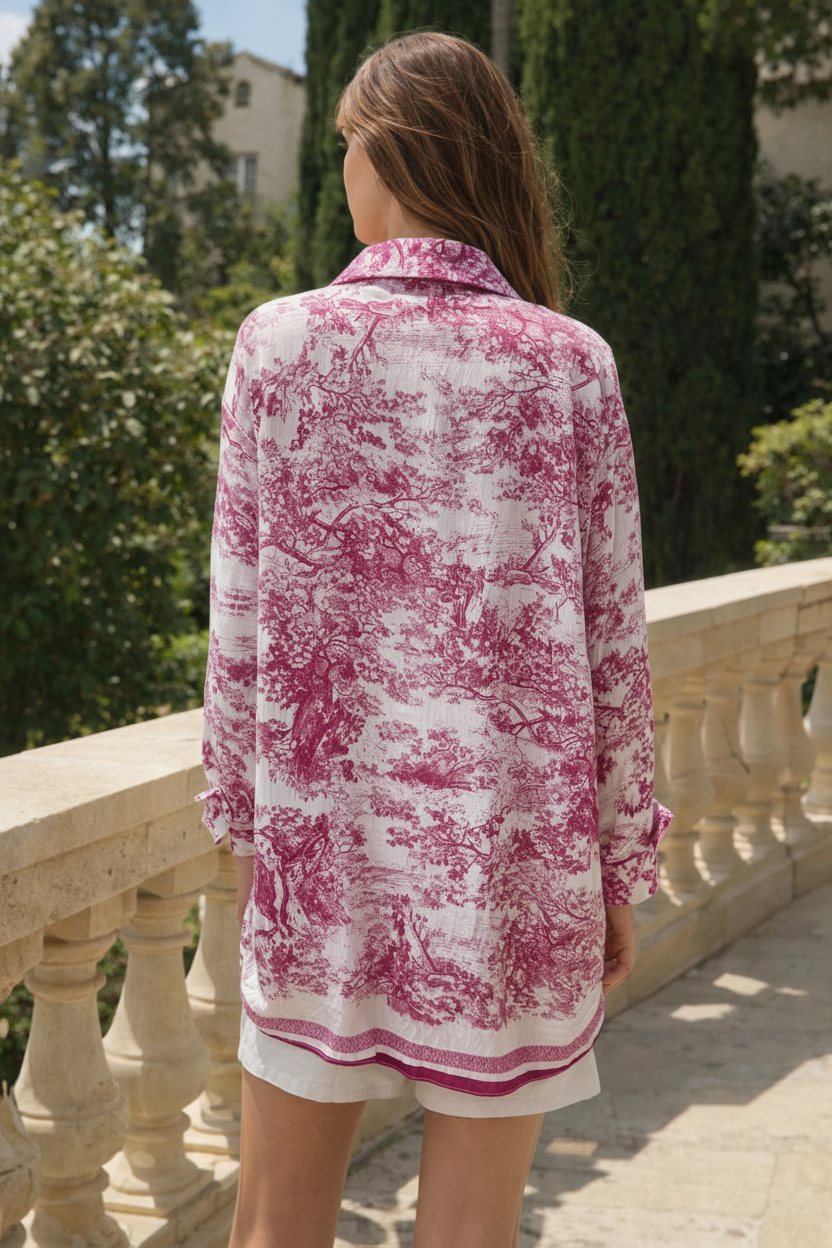 Chemise Naya – Fuchsia intégral