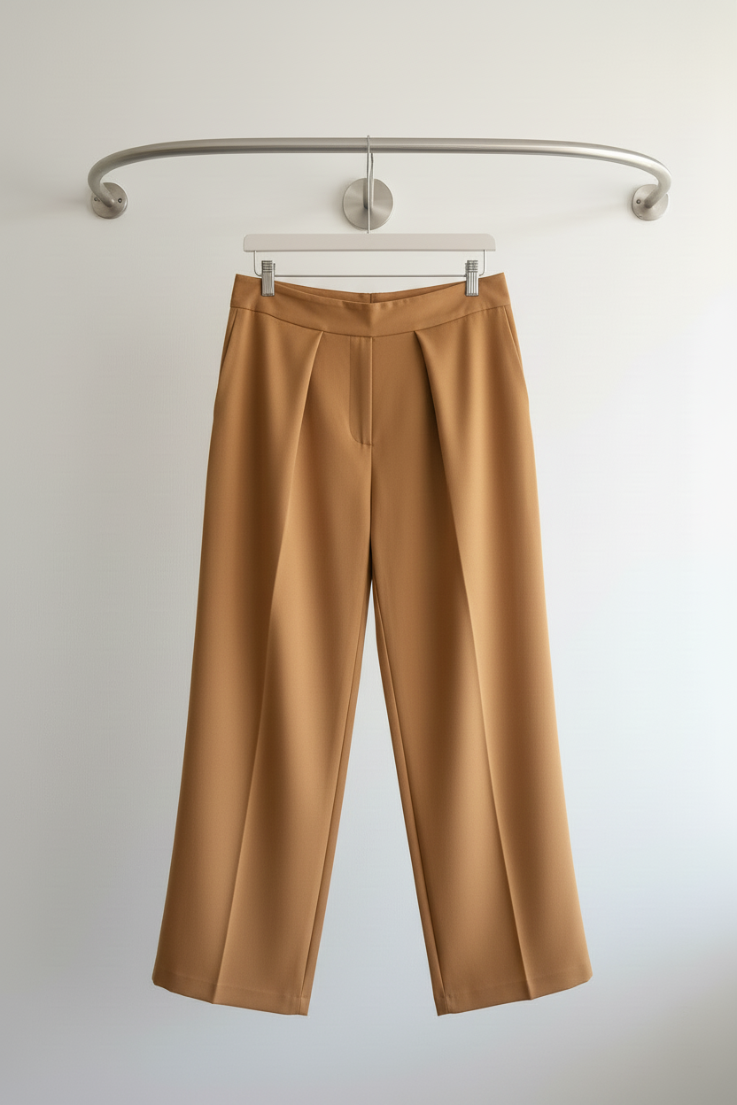 Pantalon camel - cintre rond mural