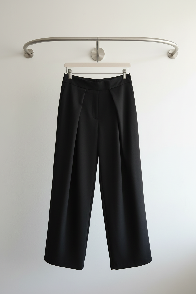 Pantalon noir - cintre rond mural