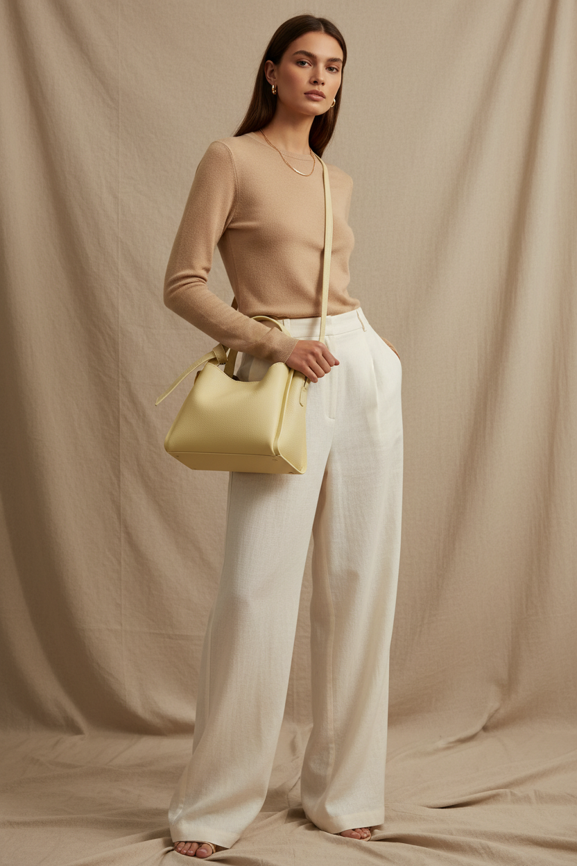 Sac porté par une mannequin